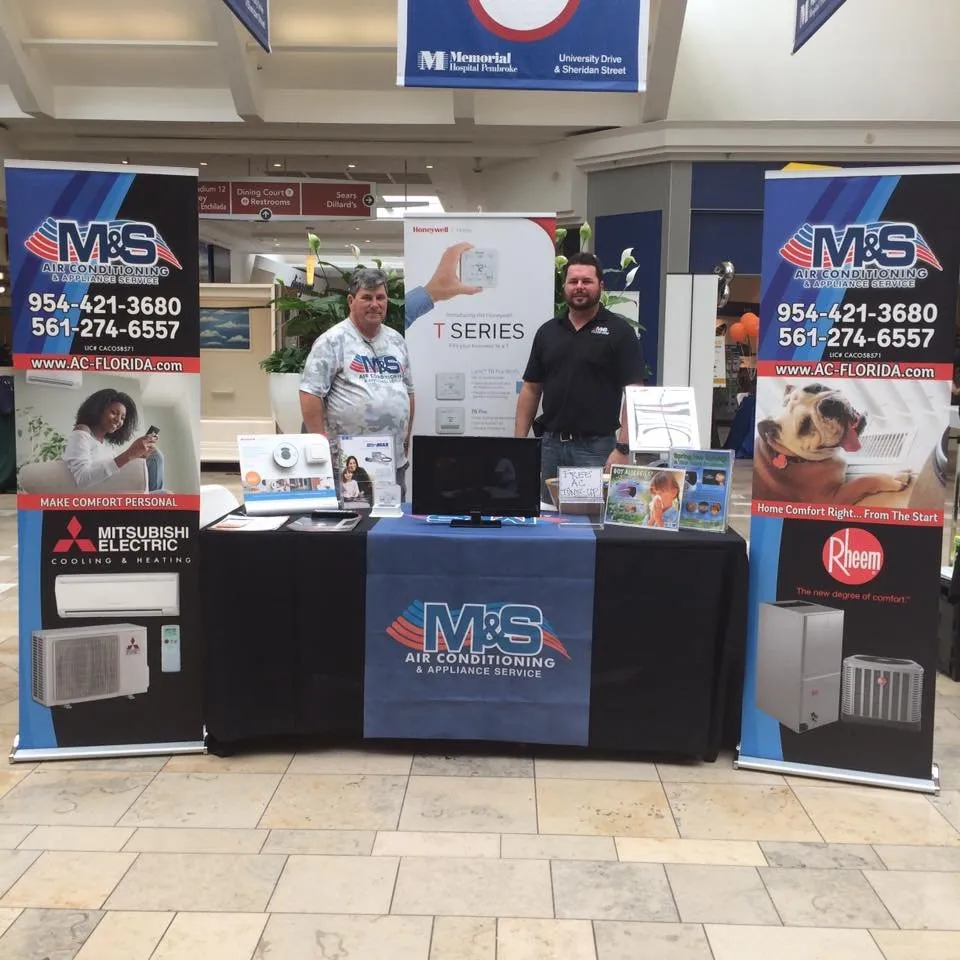 Slide of M&S air conditioning