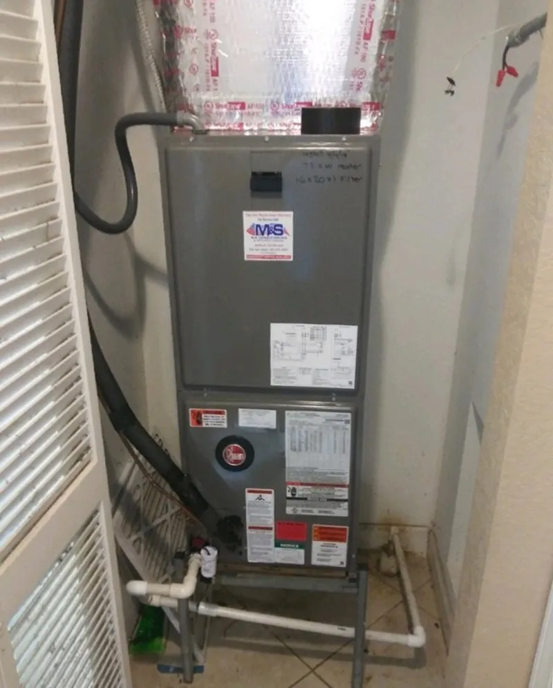 Slide of M&S air conditioning