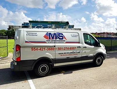 Slide of M&S air conditioning