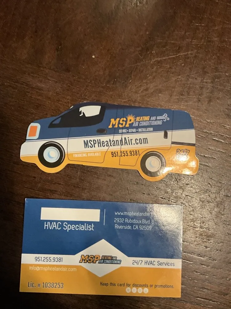 Slide of MSP Heating and Air Conditioning