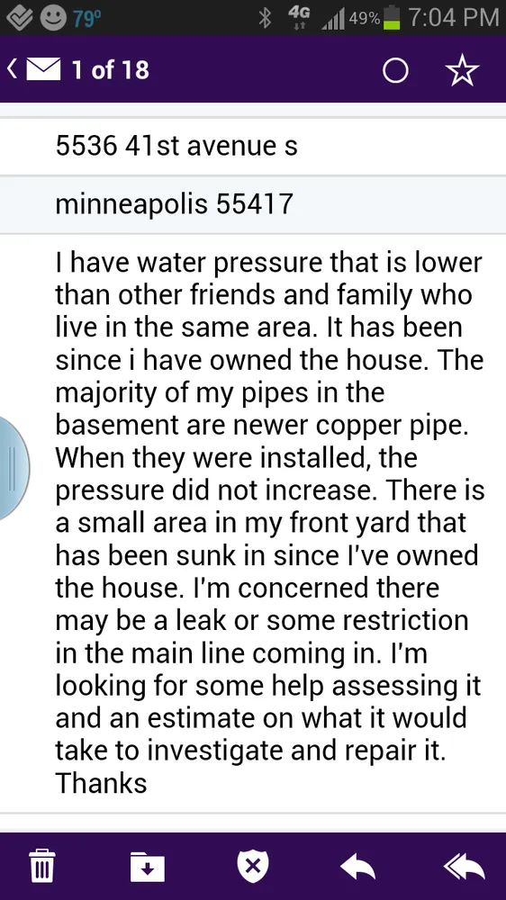 Slide of MSP Plumbing Heating Air