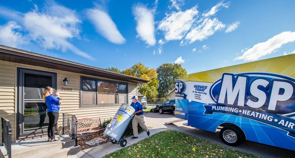 Slide of MSP Plumbing Heating Air