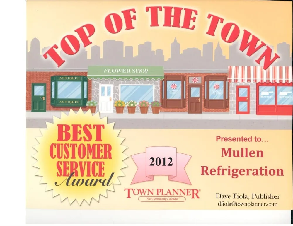 Slide of Mullen Refrigeration Service