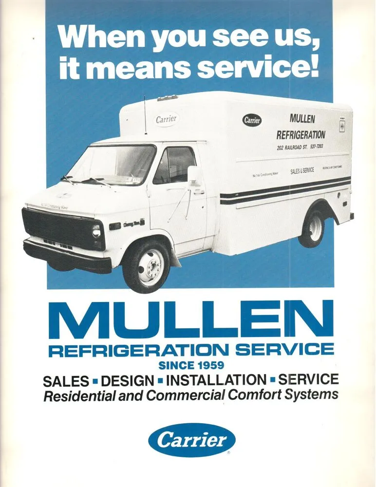 Slide of Mullen Refrigeration Service