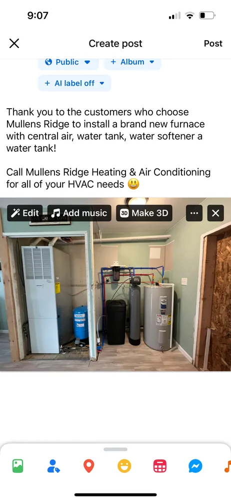 Slide of Mullens Ridge Heating & Air Conditioning