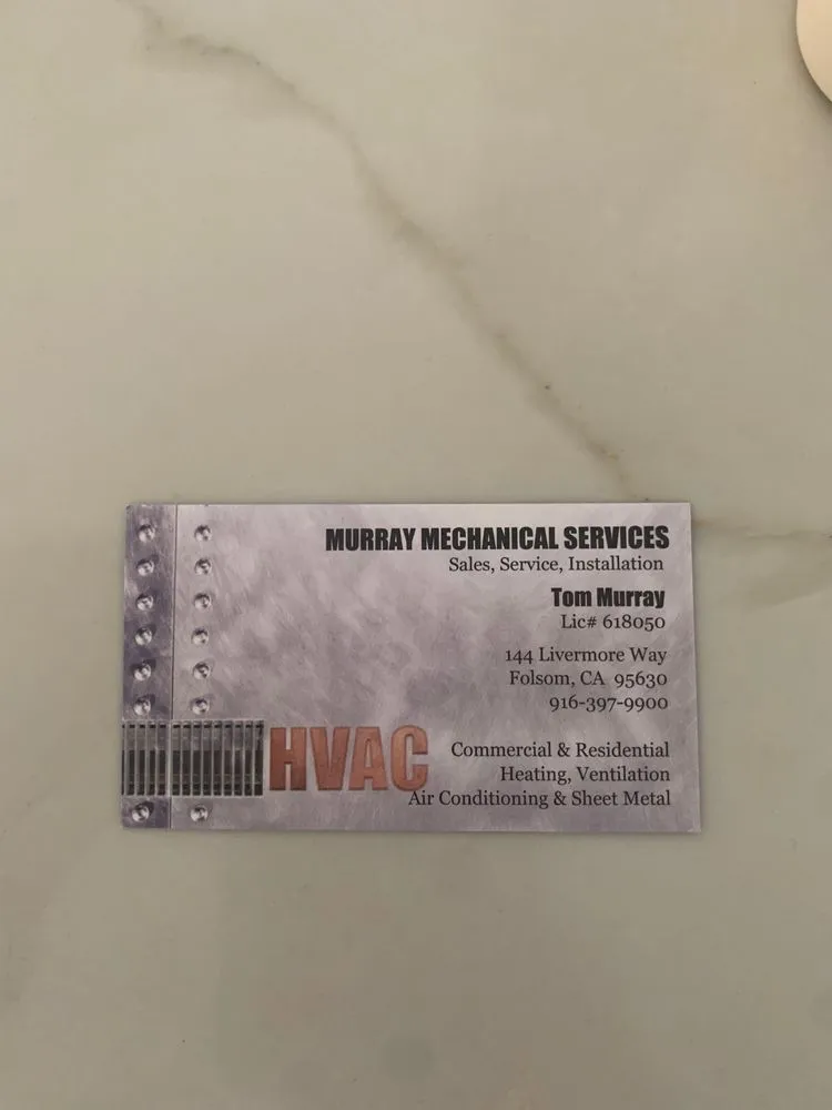 Slide of Murray Mechanical Service