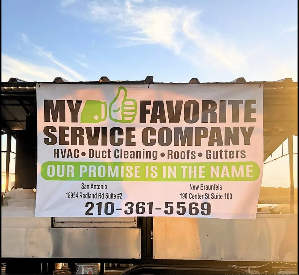 Slide of My Favorite Service Company