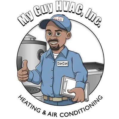 My Guy HVAC, Heating And Air Conditioning Logo