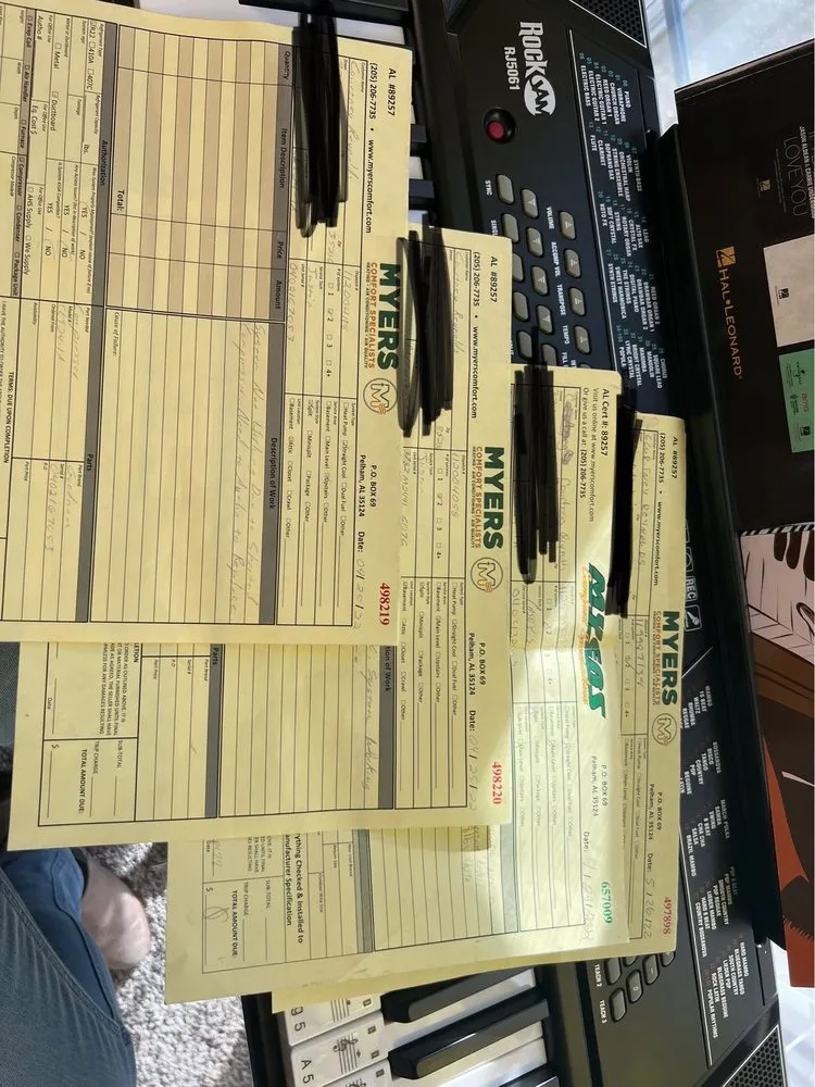 Slide of Myers Comfort Specialists