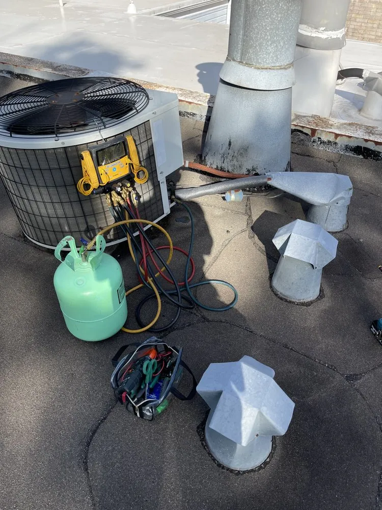 Slide of MZA Tech HVAC