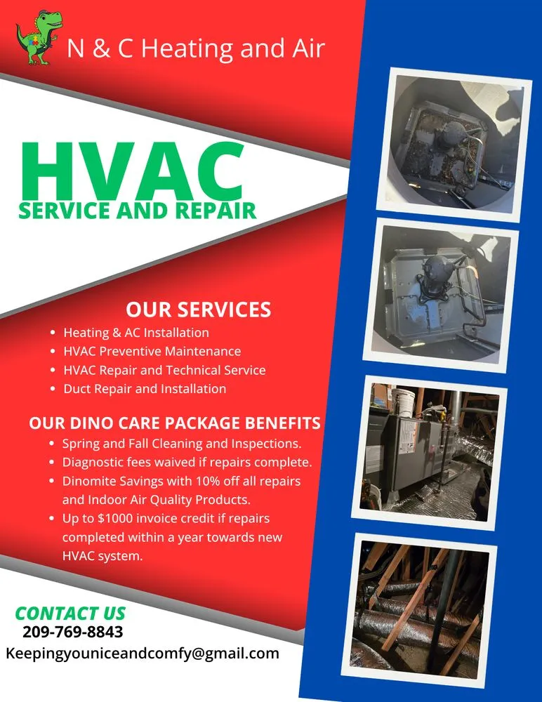 Slide of N & C Heating and Air