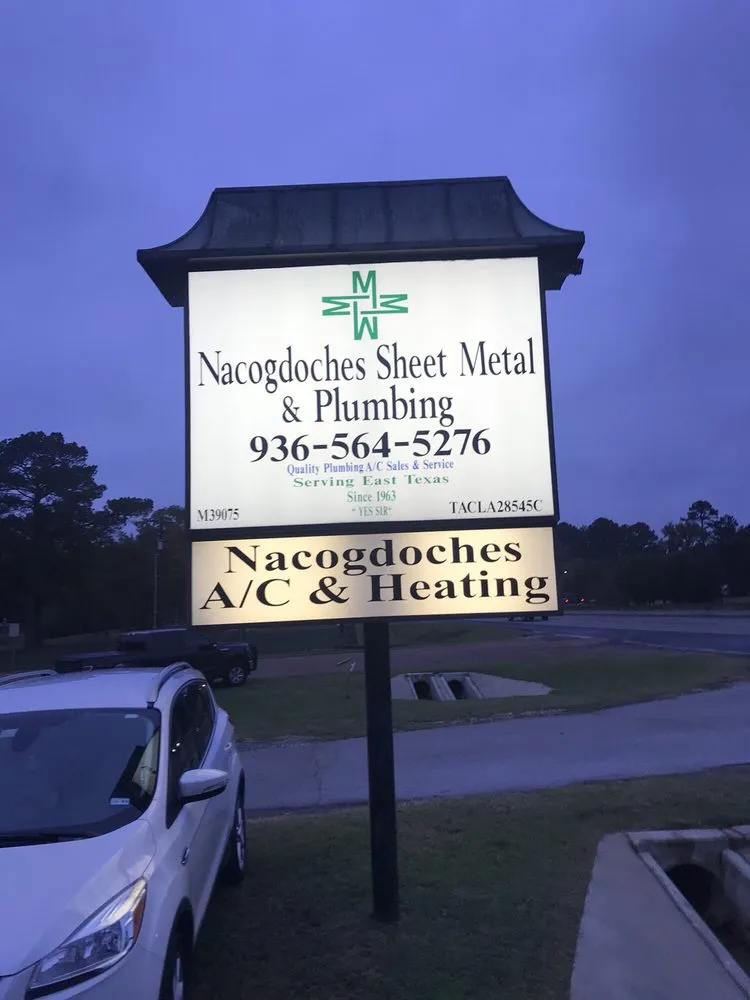 Slide of Nacogdoches Sheet Metal, Plumbing & A/C