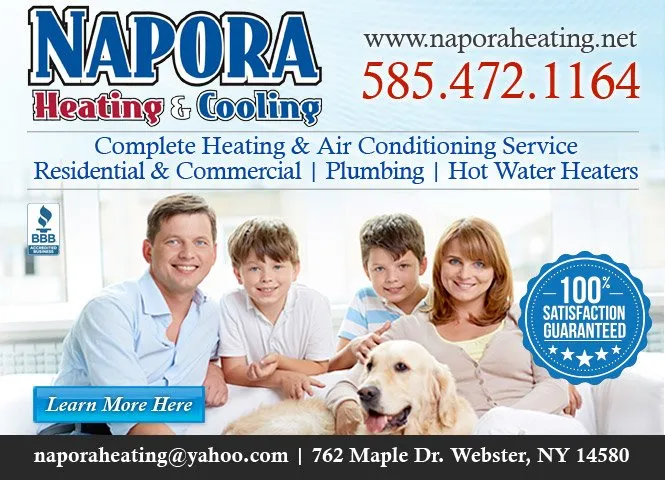 Slide of Napora Heating Cooling Plumbing