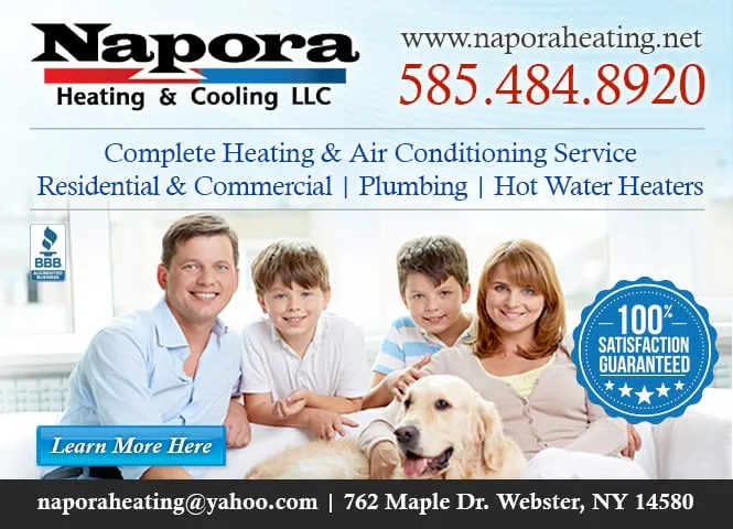 Slide of Napora Heating Cooling Plumbing