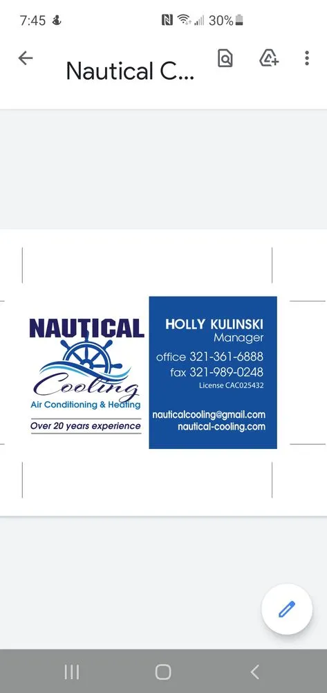 Slide of Nautical Cooling