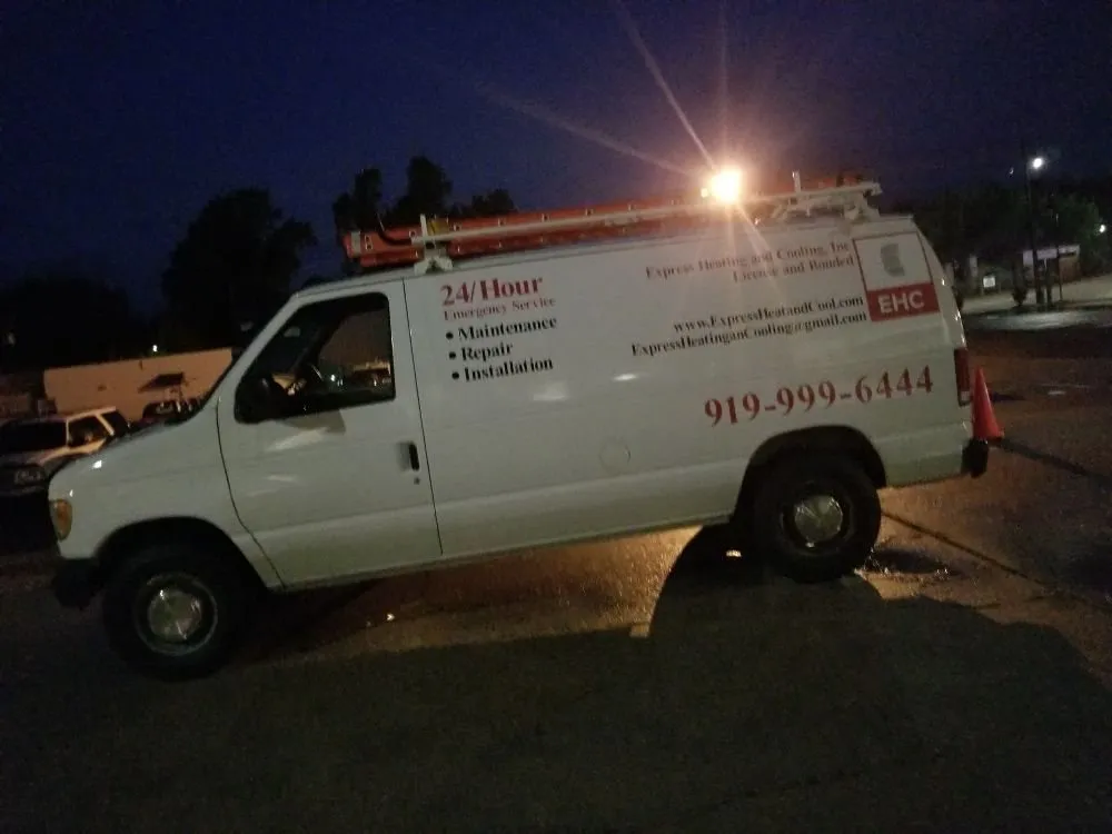 Slide of NC Express Heating and Cooling