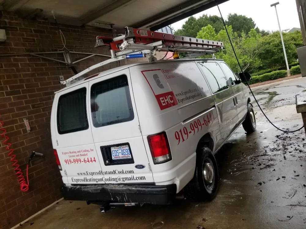 Slide of NC Express Heating and Cooling