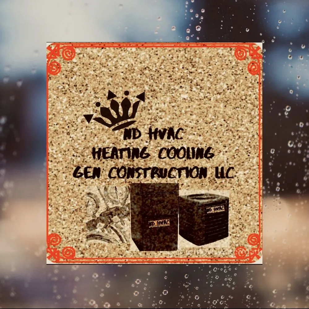 Slide of ND HVAC heating cooling general contracting