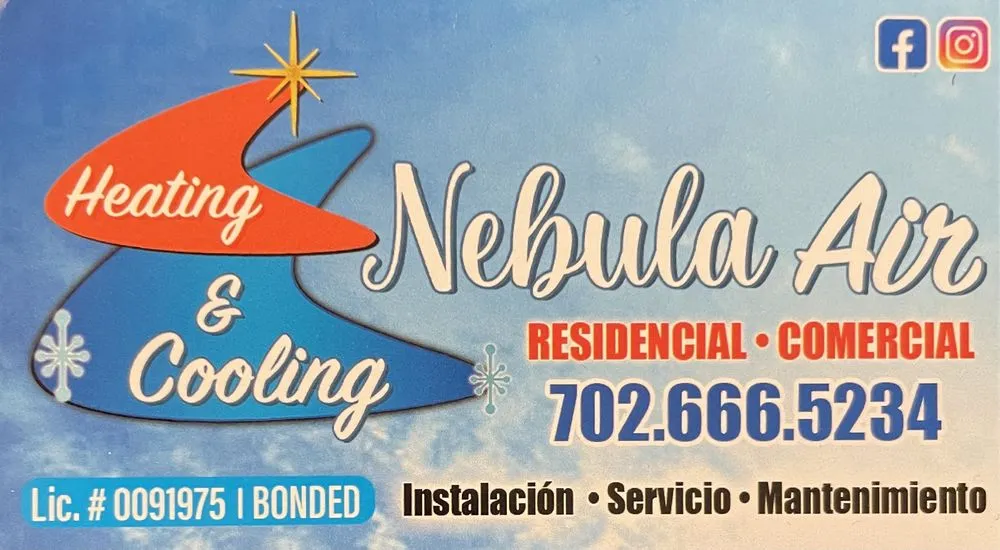Slide of Nebula Air Heating & Cooling