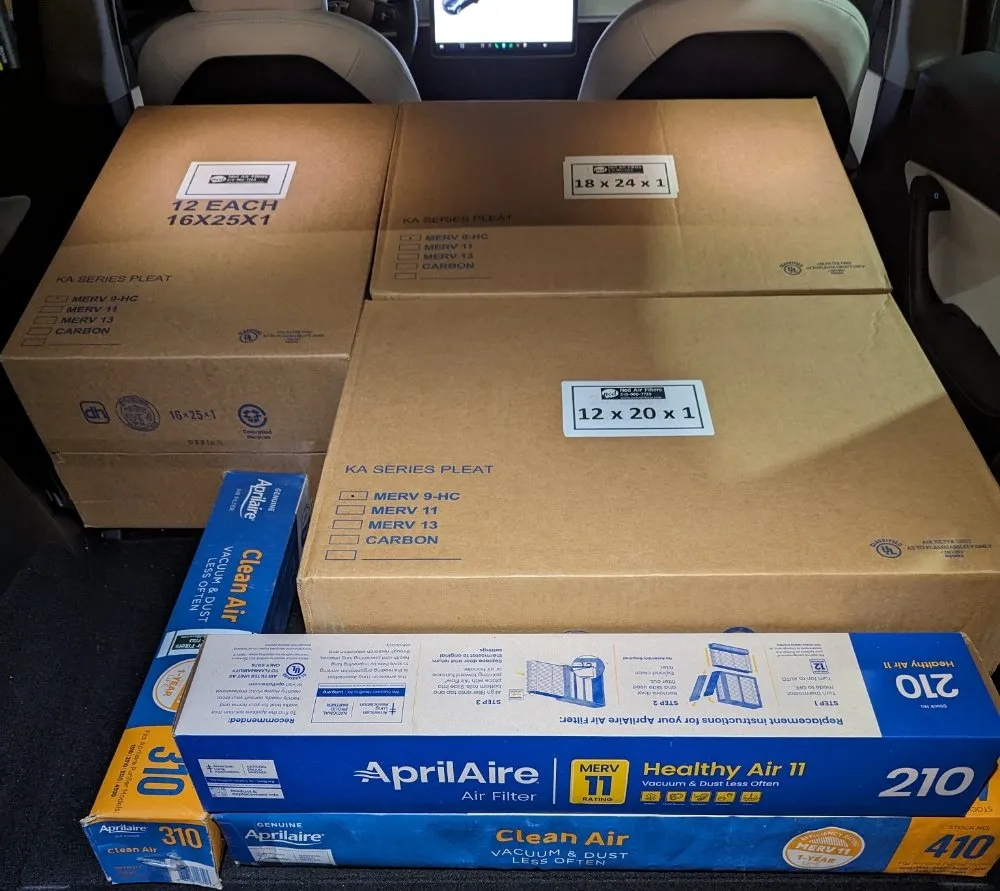 Slide of Ned Air Filters