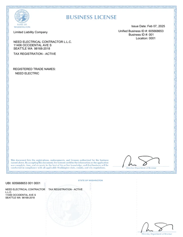 Slide of Need Electric