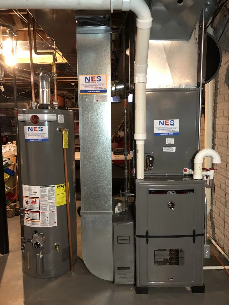 Slide of NES Plumbing Heating and Cooling