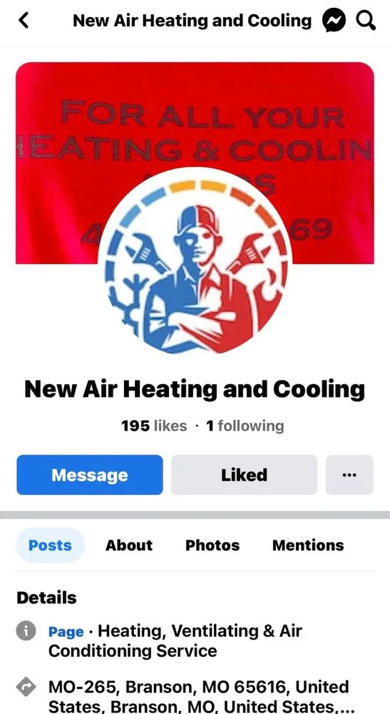 Slide of New Air Heating & Cooling