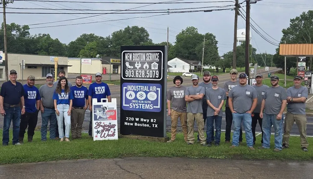 Slide of New Boston Service