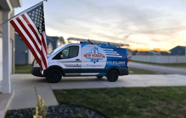 New Horizon Heating and Cooling Logo