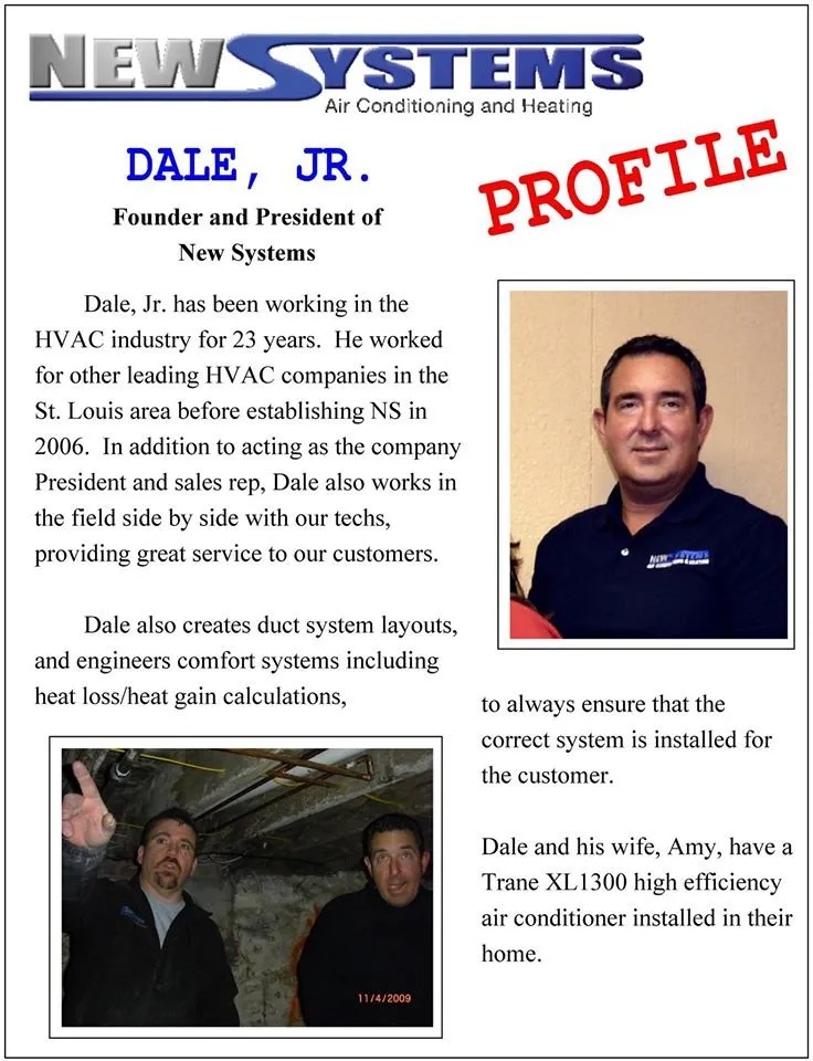 Slide of New Systems HVAC