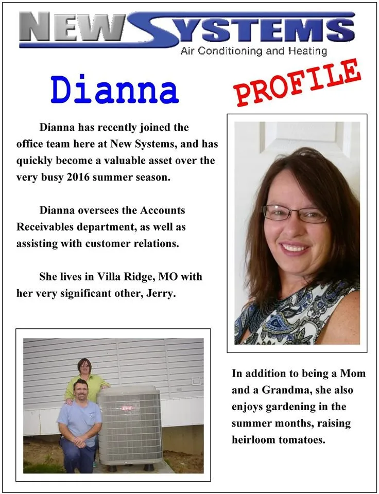 Slide of New Systems HVAC