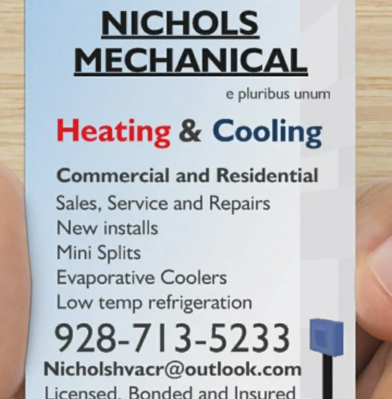 Slide of Nichols Mechanical