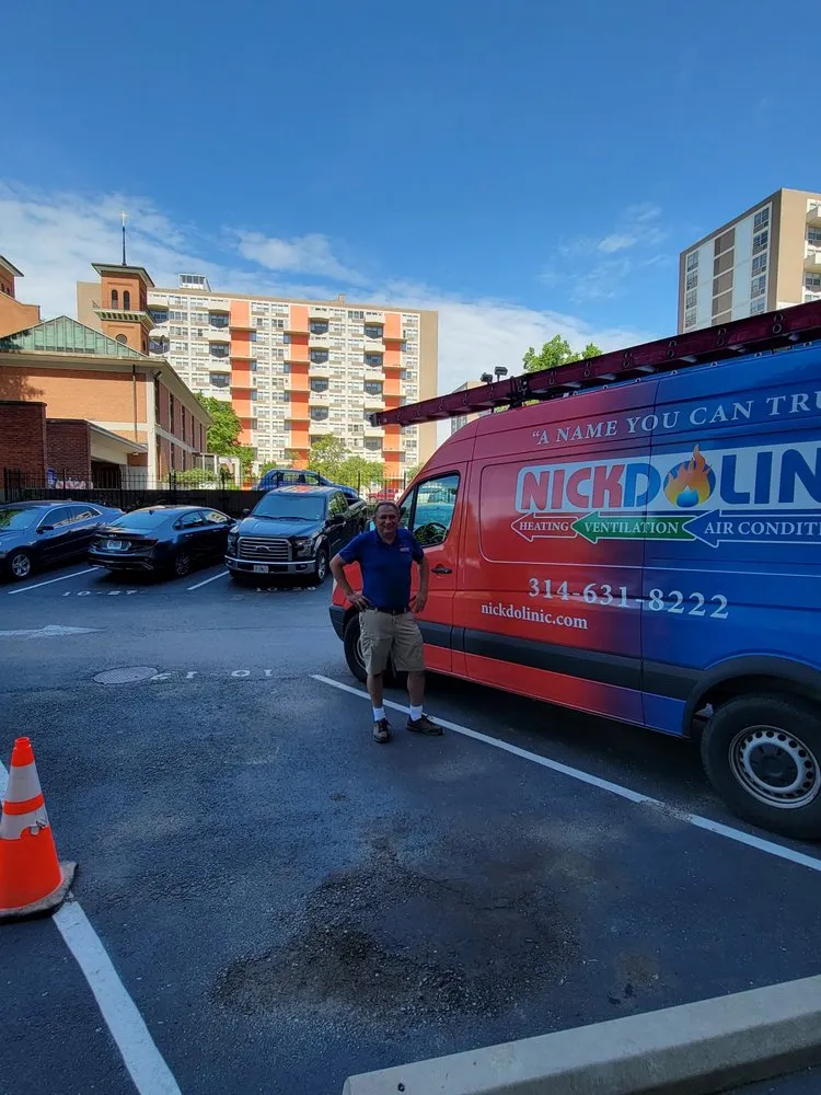 Emergency air conditioning tune-up same-day service in St. Louis, MO by Nick Dolinic Heating & Cooling