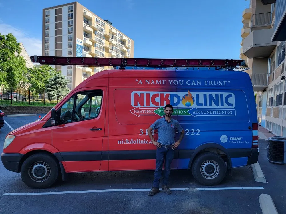 Top-rated furnace service for homes in St. Louis, MO by Nick Dolinic Heating & Cooling