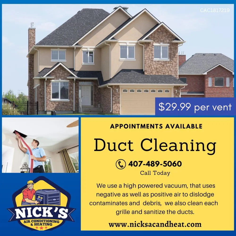 Slide of Nicks Air Conditioning and Heating