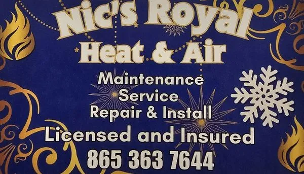 Nic's Royal Heat and Air Logo