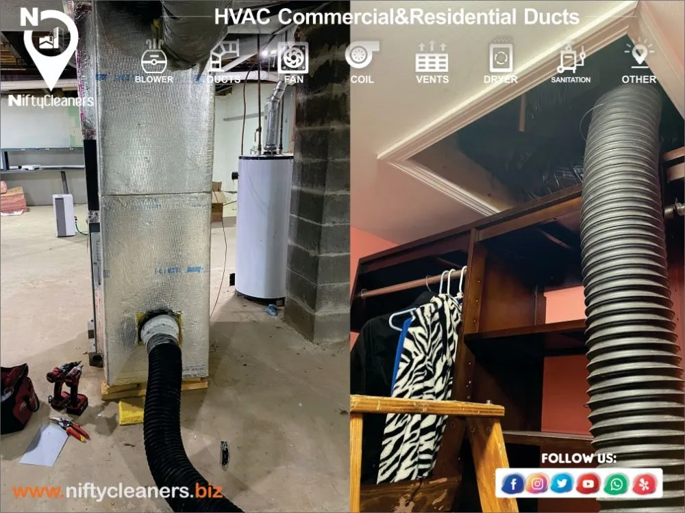 Slide of NiftyCleaners HVAC Commercial & Residential Ducts