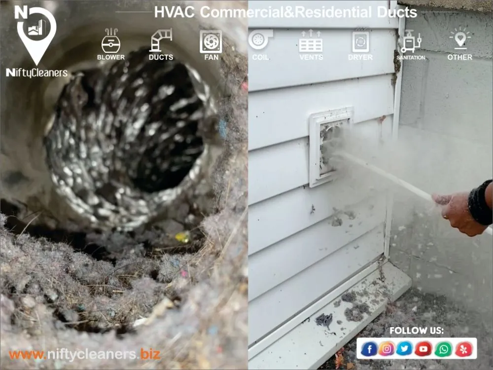 Slide of NiftyCleaners HVAC Commercial & Residential Ducts