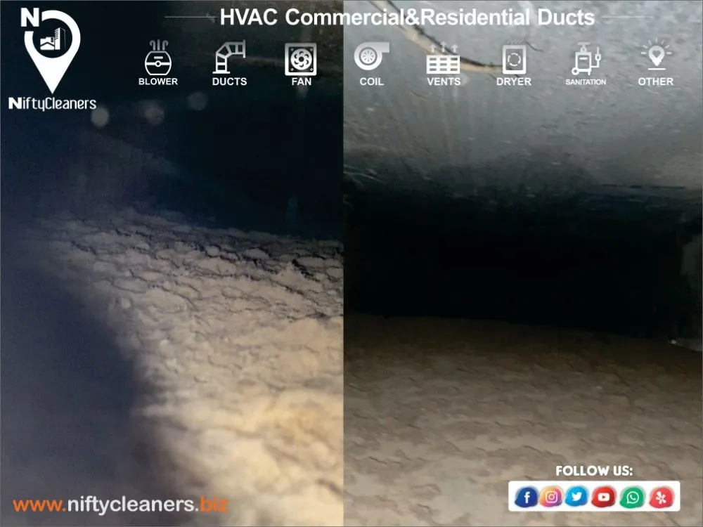 Slide of NiftyCleaners HVAC Commercial & Residential Ducts