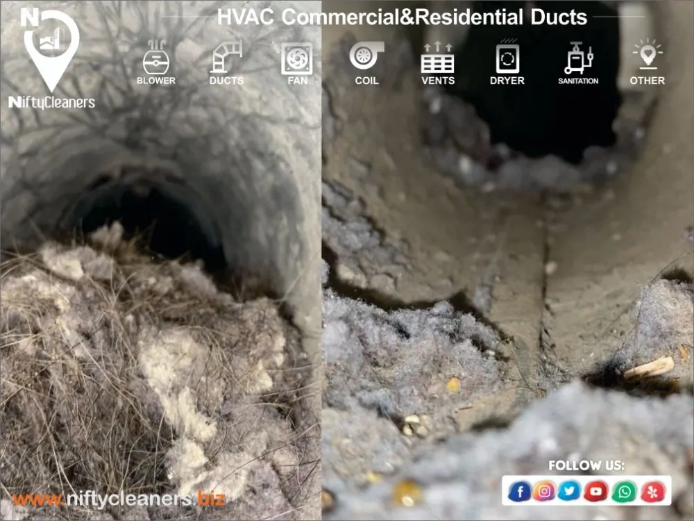 Slide of NiftyCleaners HVAC Commercial & Residential Ducts