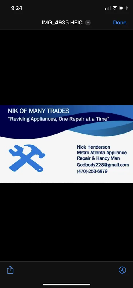 Slide of Nik Of Many Trades
