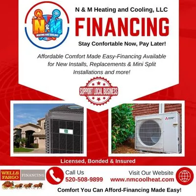 N&M Heating and Cooling Logo