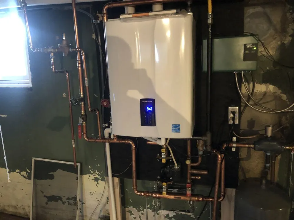 Slide of No Limit Heating and Plumbing