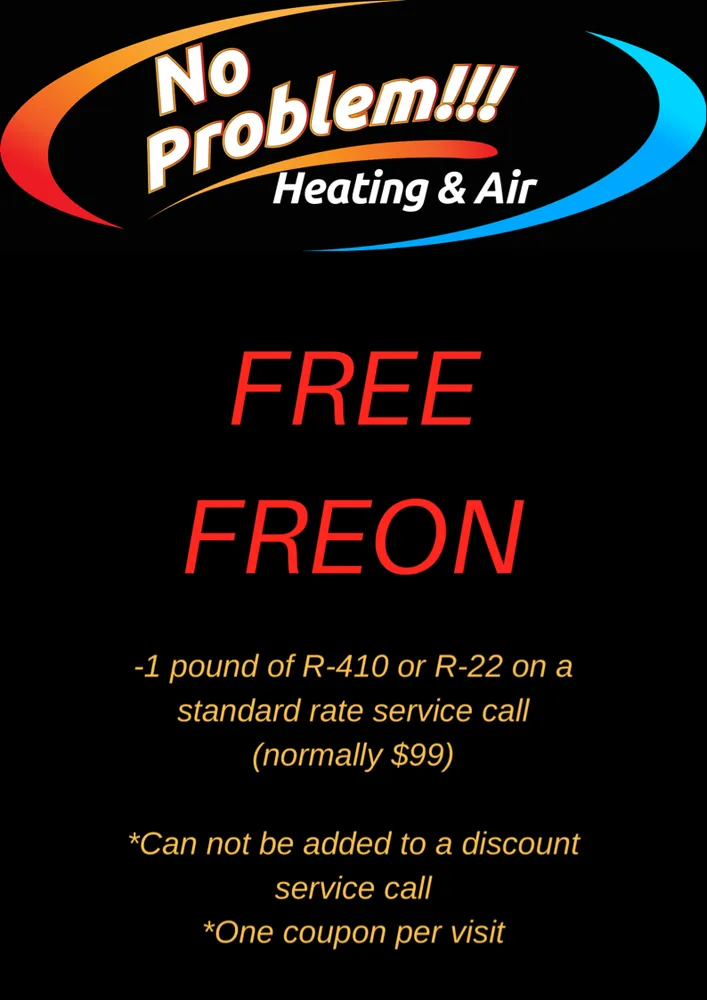 Slide of No Problem Heating and Air