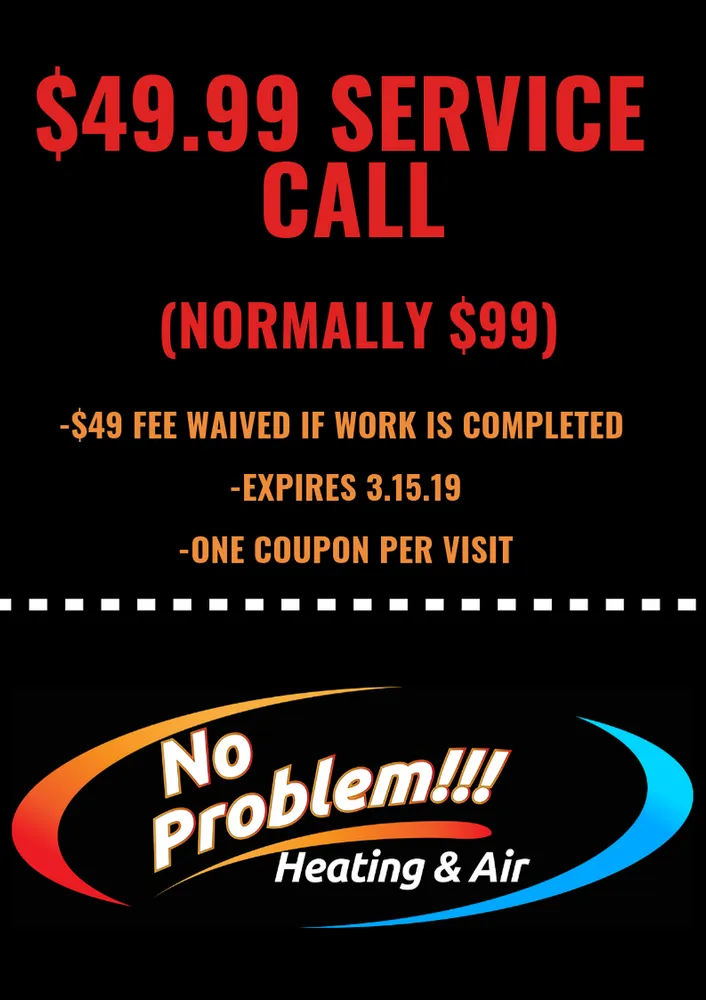 Slide of No Problem Heating and Air