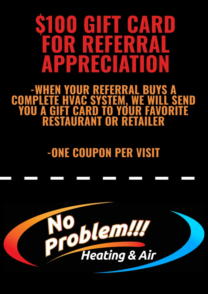 Slide of No Problem Heating and Air