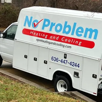 No Problem Heating and Cooling Logo