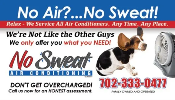 Slide of No Sweat Air Conditioning