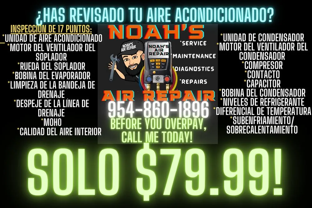 Slide of Noah's Air Repair