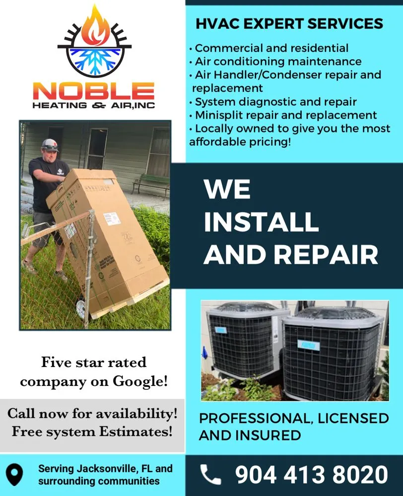 Slide of Noble Heating & Air